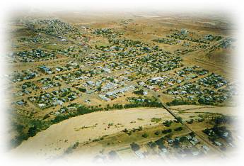 aerial photo of hughenden